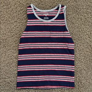 Carter's Multicolor Striped Kids Tank Top